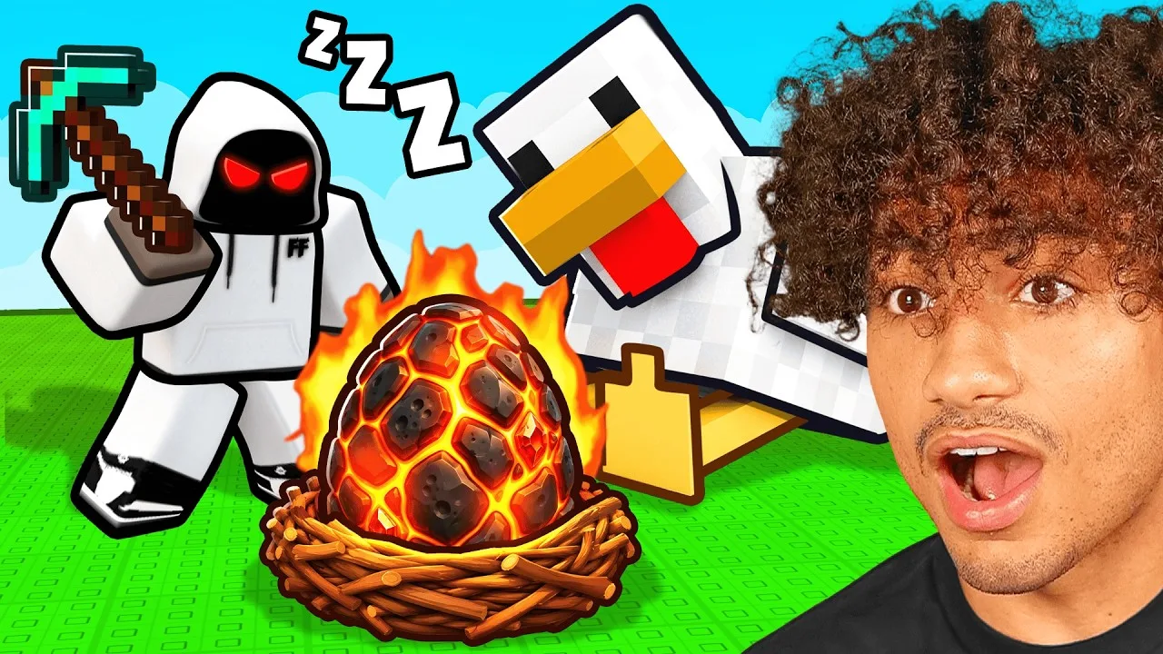 YouTube thumbnail for a Break and Steal an Egg session by Foltyn